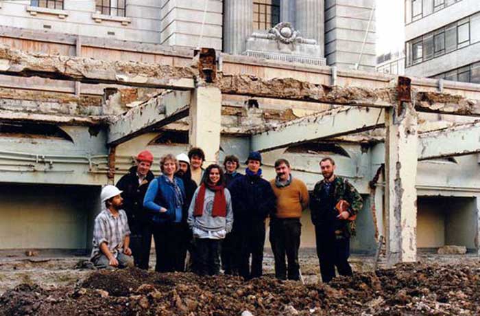 (From left to right):&nbsp; Ryszard Bartkowiak, ?, Angela Simic, Dave Sankey, ? , Gill King, Val Griggs, Marek Ziebart, Tony Mackinder, Bruce Watson
