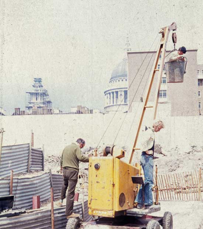 Houston we have lift off! Jamie Muir at the controls, Alan Thompson acting as ballast, and archaeologist/photographer Graham Troillet (Houghton) captured mid-flight